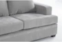 Bonaterra Dove 127" 2 Piece Sectional with Right Arm Facing Queen Sleeper Sofa & Left Arm Facing Corner Chaise - Detail