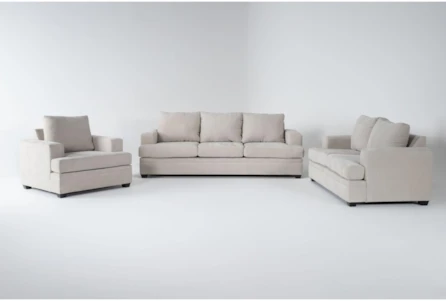 Bonaterra Sand 3 Piece Queen Sleeper Sofa, Loveseat & Chair Set