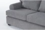 Hampstead Graphite 3 Piece Queen Sleeper Sofa, Chair & Storage Ottoman Set - Detail